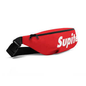 Supreme Waist Bag Red w Black Strap